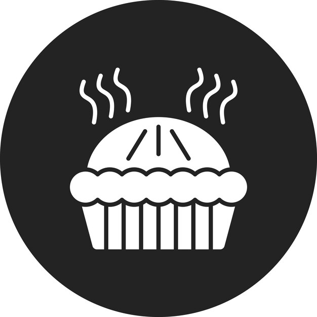 La imagen vectorial del icono de la tarta se puede utilizar para la temporada