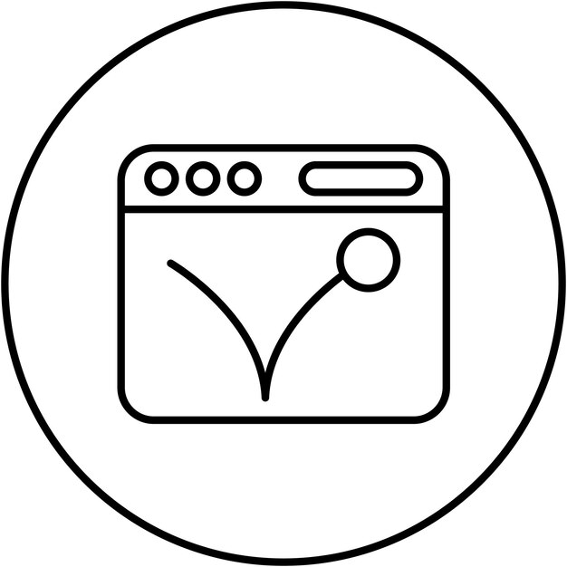 Imagen vectorial del icono de la tasa de rebotes Se puede utilizar para el marketing en Internet