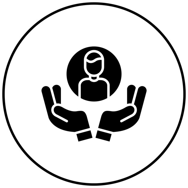 Imagen vectorial del icono de la tasa de retención de clientes Se puede utilizar para Factory