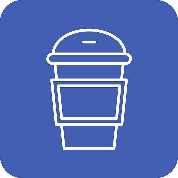 Imagen vectorial del icono de la taza de café Se puede usar para Coffee Shop
