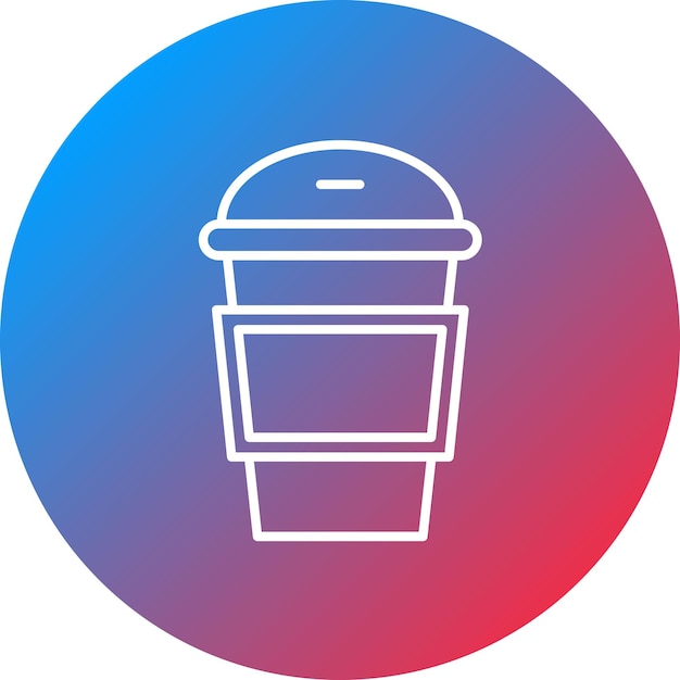 Imagen vectorial del icono de la taza de café Se puede usar para Coffee Shop