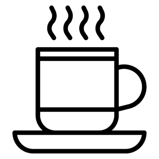 Imagen vectorial del icono de la taza de espresso Se puede usar para Italia