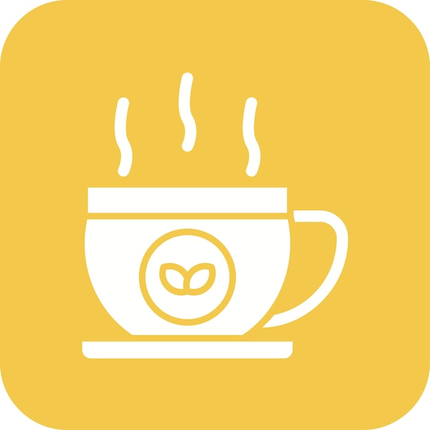 La imagen vectorial del icono del té se puede utilizar para Comfort