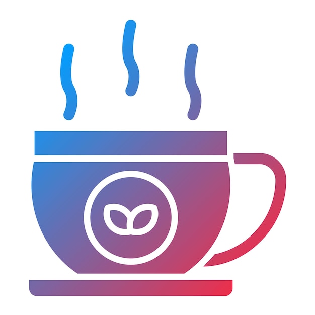 La imagen vectorial del icono del té se puede utilizar para Comfort