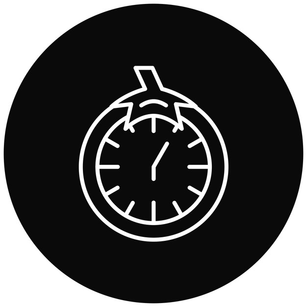 La imagen vectorial del icono de la Técnica Pomodoro se puede utilizar para la productividad
