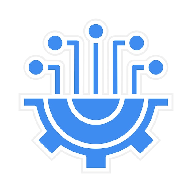 Imagen vectorial de icono técnico Se puede usar para tribus urbanas