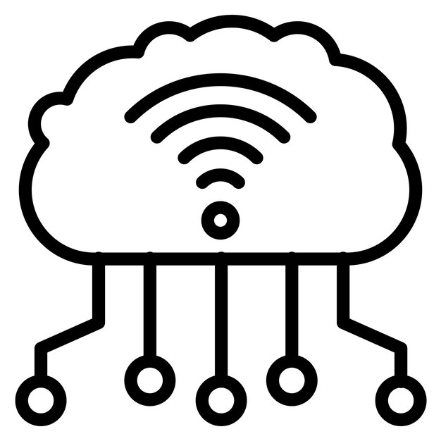 Imagen vectorial de icono de tecnología inteligente Se puede utilizar para la Disrupción Digital