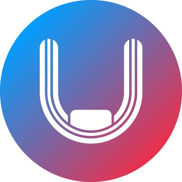 Imagen vectorial del icono de Teeth Guard Se puede usar para Hockey