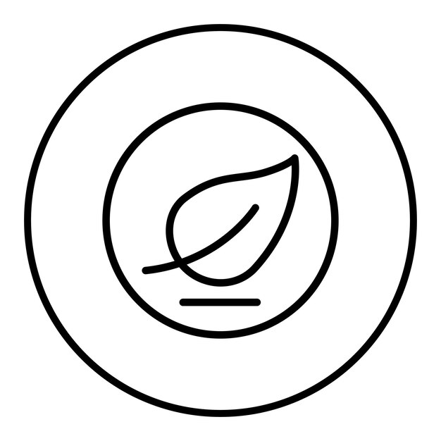 Imagen vectorial del icono de tela ecológica Se puede utilizar para las características de la tela
