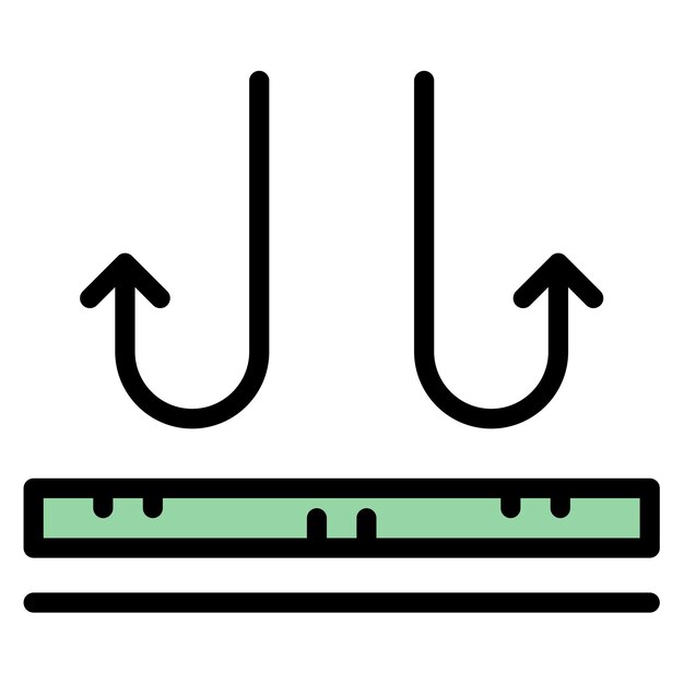 Imagen vectorial del icono de la tela no respirable Se puede utilizar para las características de la tela