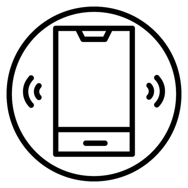 Imagen vectorial del icono del teléfono Se puede utilizar para el hogar de ancianos
