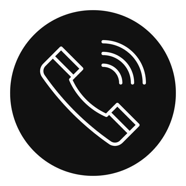 La imagen vectorial del icono del teléfono se puede utilizar para el supermercado