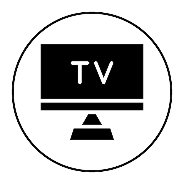 La imagen vectorial del icono de televisión se puede utilizar para Generation Gap