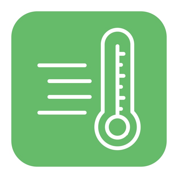 Imagen vectorial del icono de temperatura Se puede utilizar para la lavandería