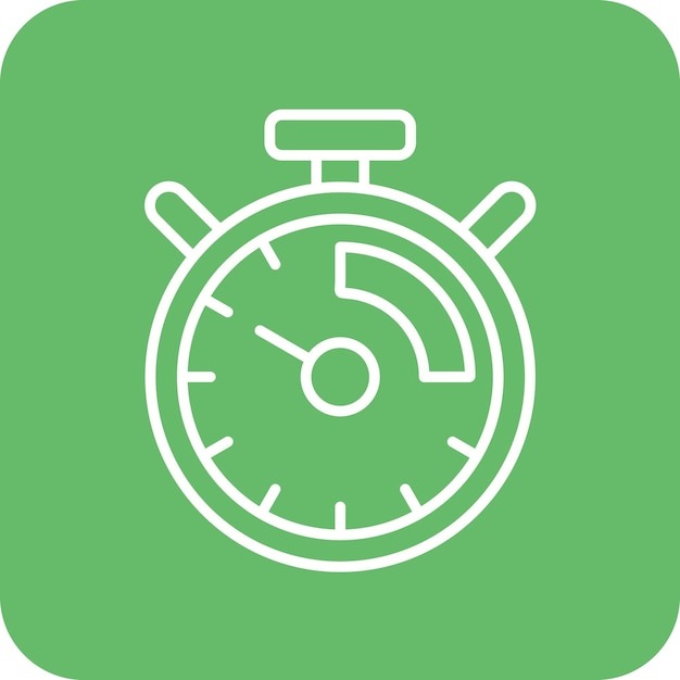 Imagen vectorial del icono del temporizador Se puede usar para la hora y la fecha