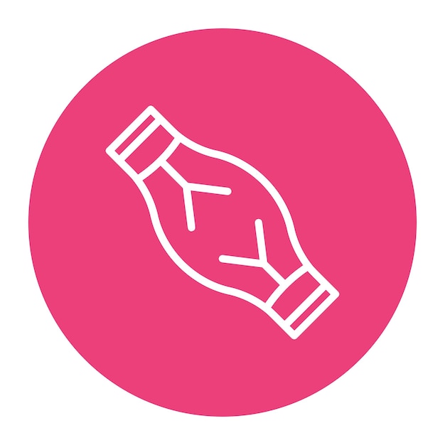 Imagen vectorial del icono de la tendinitis Se puede utilizar para el dolor corporal