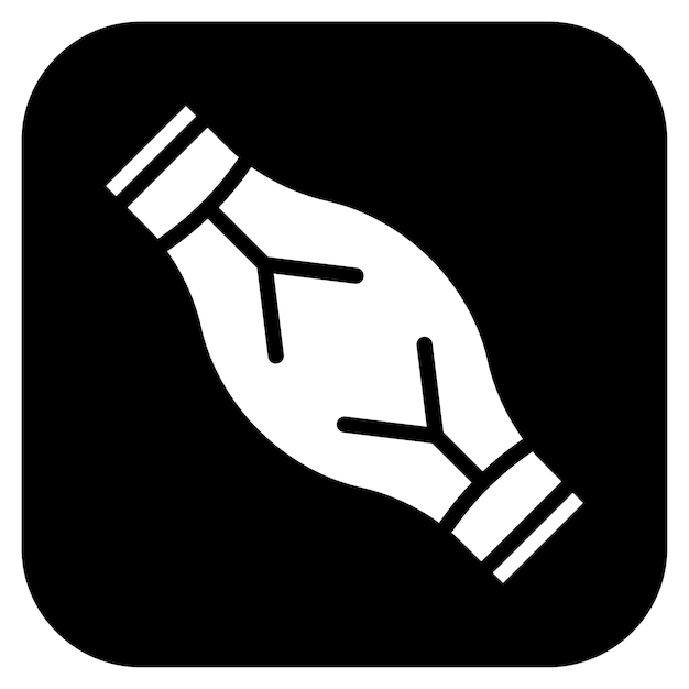 Imagen vectorial del icono de la tendinitis Se puede utilizar para el dolor corporal
