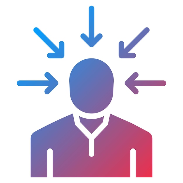 Imagen vectorial del icono de tensión Se puede utilizar para el agotamiento