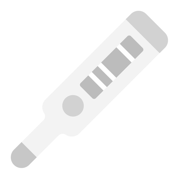 Imagen vectorial del icono del termómetro de fiebre Se puede utilizar para enfermedades infecciosas