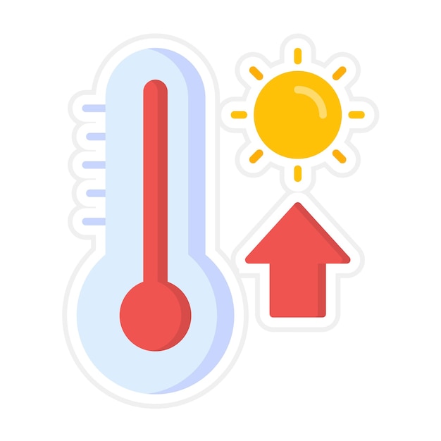 Vector imagen vectorial del icono del termómetro se puede utilizar para spa