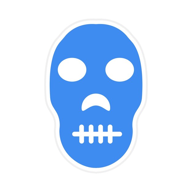 Imagen vectorial de icono de terror bio Se puede usar para géneros de películas