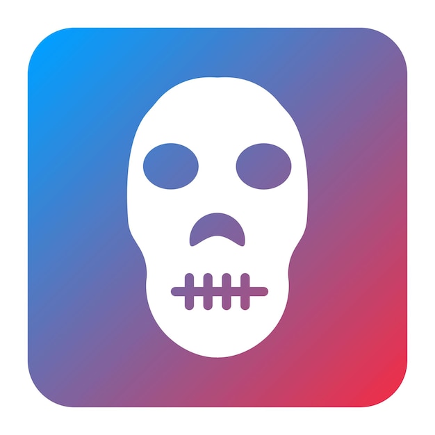 Imagen vectorial de icono de terror bio Se puede usar para géneros de películas