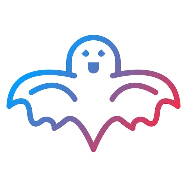Imagen vectorial de icono de terror Se puede usar para la realización de películas