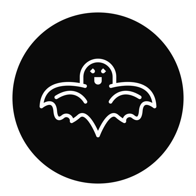 Imagen vectorial de icono de terror Se puede usar para la realización de películas