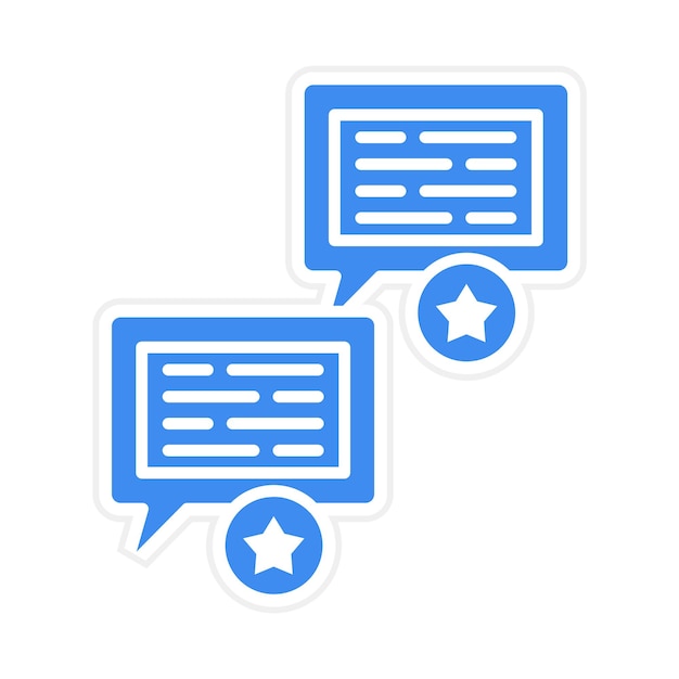 Imagen vectorial del icono de testimonios Se puede utilizar para los servicios de dinero en línea
