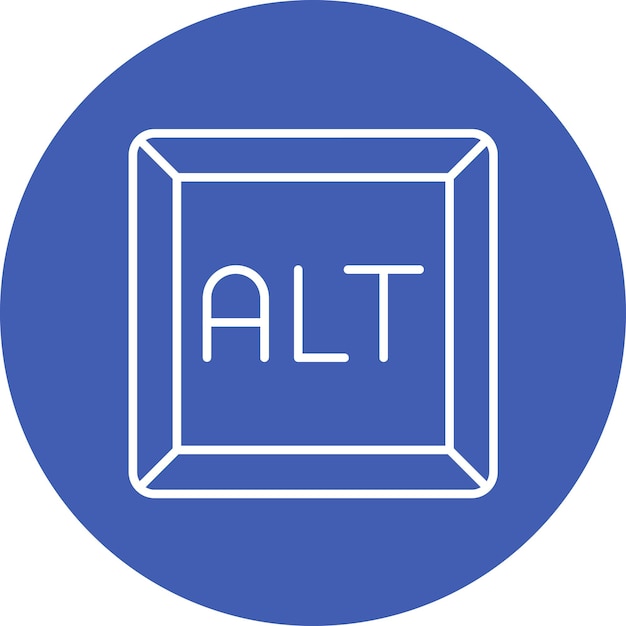 Imagen vectorial de icono de texto alternativo Puede utilizarse para el marketing en Internet
