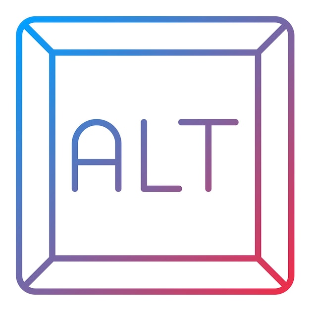 Imagen vectorial de icono de texto alternativo Puede utilizarse para el marketing en Internet