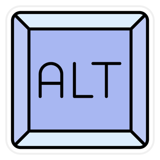 Imagen vectorial de icono de texto alternativo Puede utilizarse para el marketing en Internet