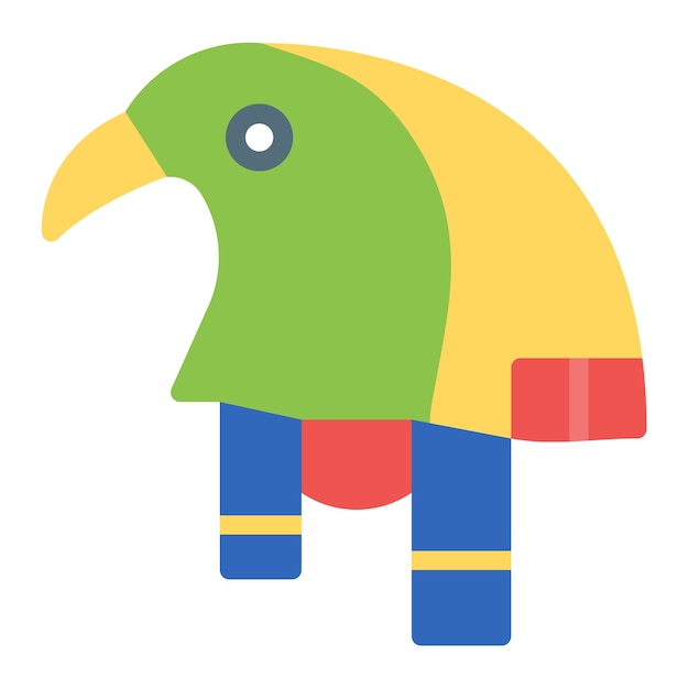 La imagen vectorial del icono Thoth se puede usar para Egipto