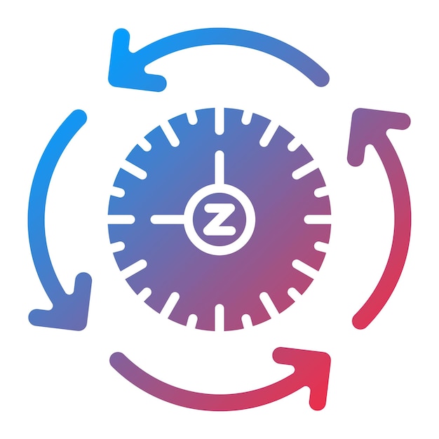 Imagen vectorial del icono de tiempo de inactividad Puede utilizarse para Factory