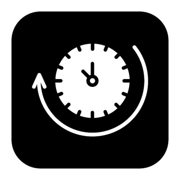 Imagen vectorial del icono de tiempo de inactividad Puede utilizarse para la interrupción del negocio