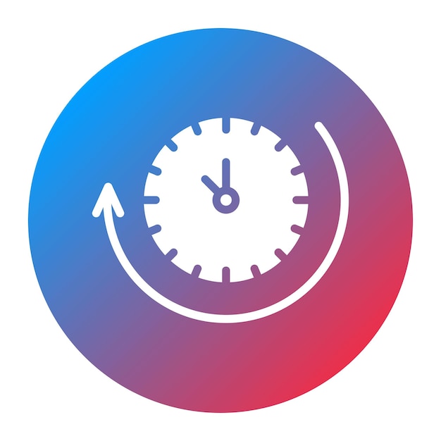 Imagen vectorial del icono de tiempo de inactividad Puede utilizarse para la interrupción del negocio