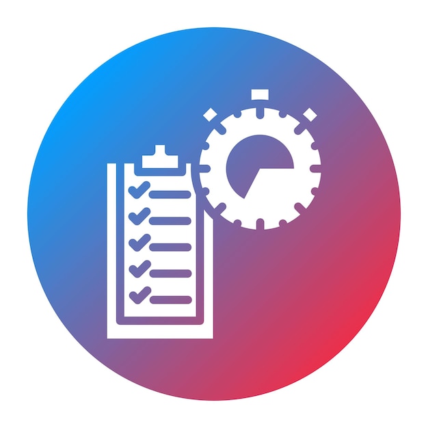Imagen vectorial del ícono de tiempo y movimiento de estudio Se puede utilizar para la gestión de operaciones
