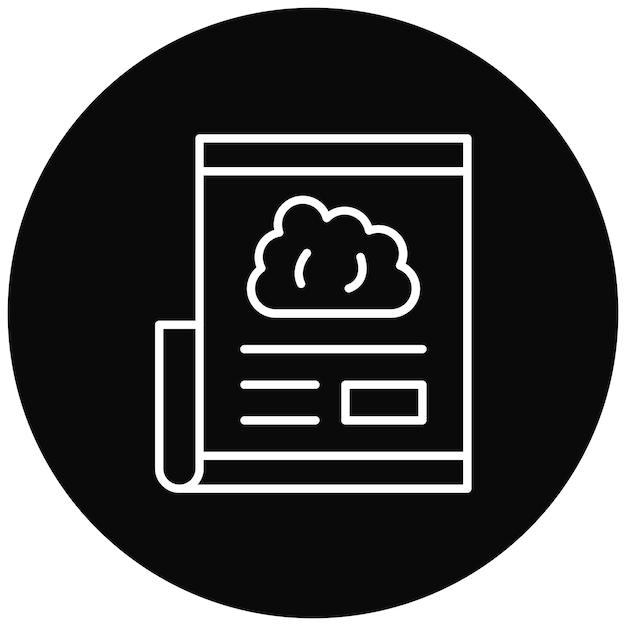 Imagen vectorial del icono del tiempo de las noticias Se puede usar para noticias y medios