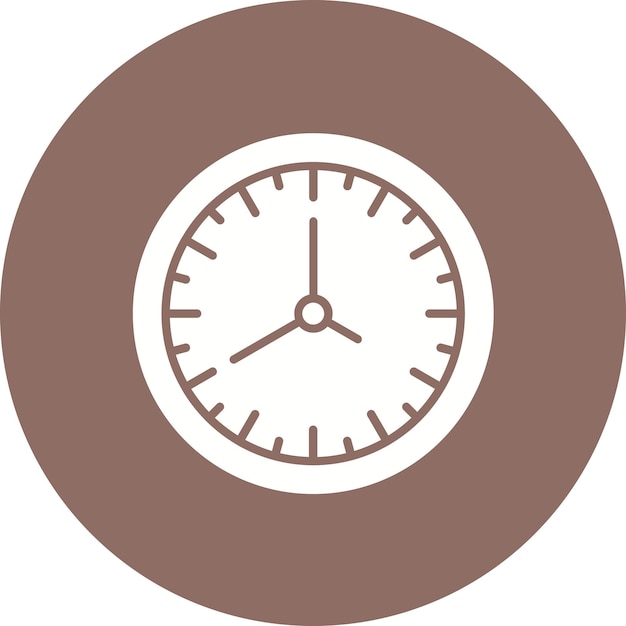 Imagen vectorial del icono de tiempo Se puede utilizar para la gestión de proyectos