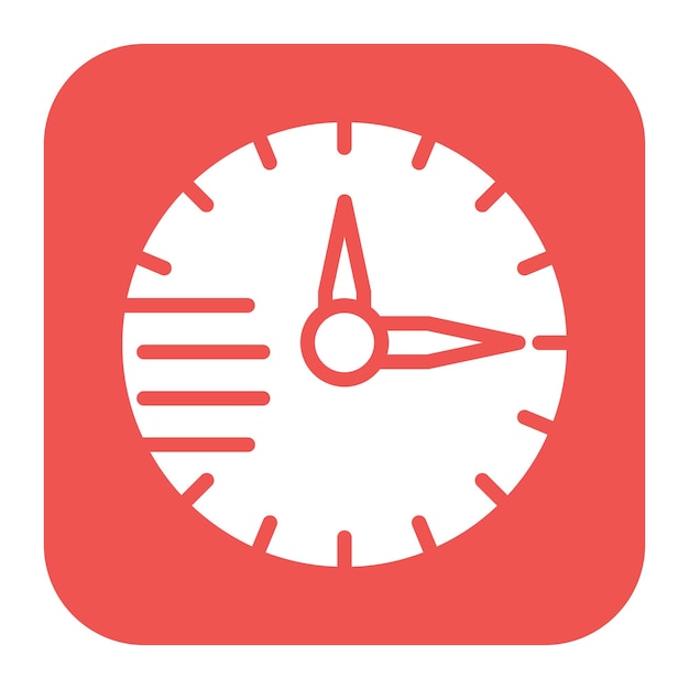 Imagen vectorial del icono de tiempo Se puede utilizar para la lavandería