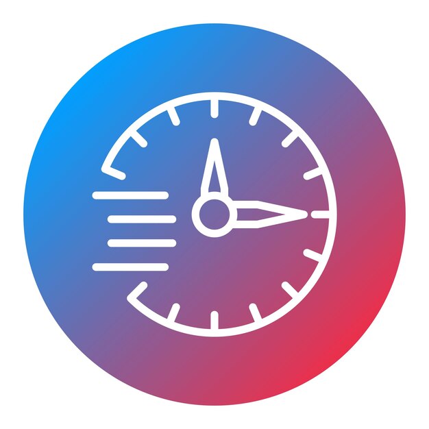 Imagen vectorial del icono de tiempo Se puede utilizar para la lavandería