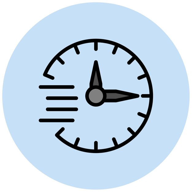 Imagen vectorial del icono de tiempo Se puede utilizar para la lavandería