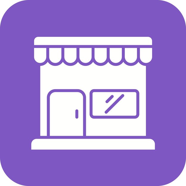 Imagen vectorial del icono de la tienda Se puede usar para Cyber Monday