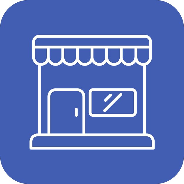 Imagen vectorial del icono de la tienda Se puede usar para Cyber Monday