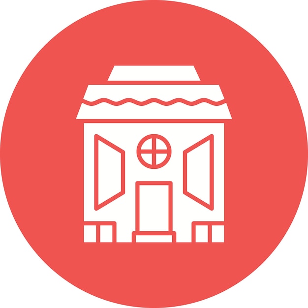 Imagen vectorial del icono de la tienda Se puede usar para Shopping Friday