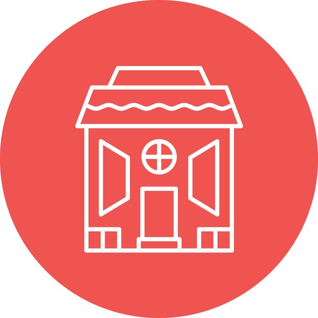 Imagen vectorial del icono de la tienda Se puede usar para Shopping Friday