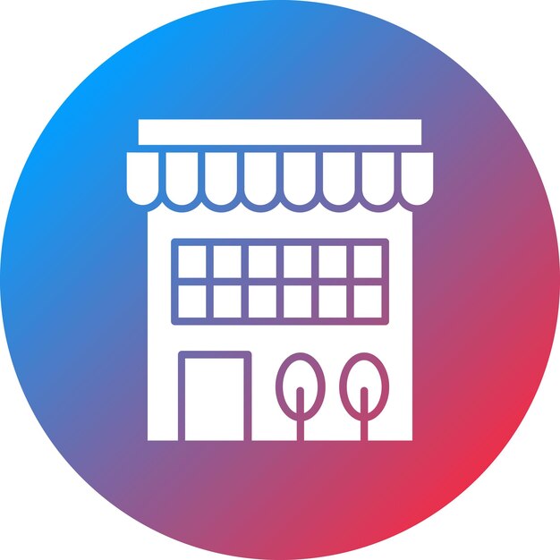 Imagen vectorial del icono de la tienda Se puede utilizar para compras y comercio electrónico
