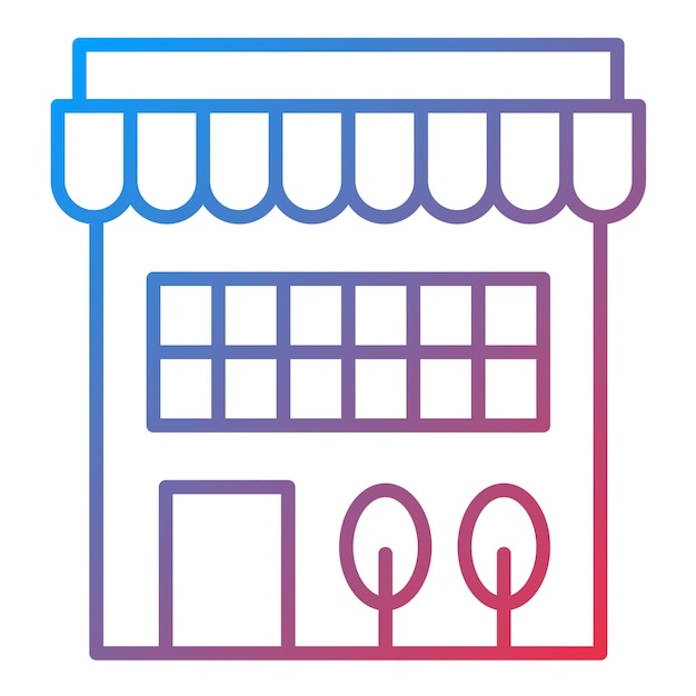 Imagen vectorial del icono de la tienda Se puede utilizar para compras y comercio electrónico