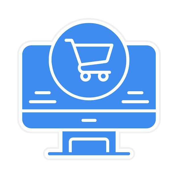 Imagen vectorial del icono de la tienda web Se puede utilizar para la tienda web