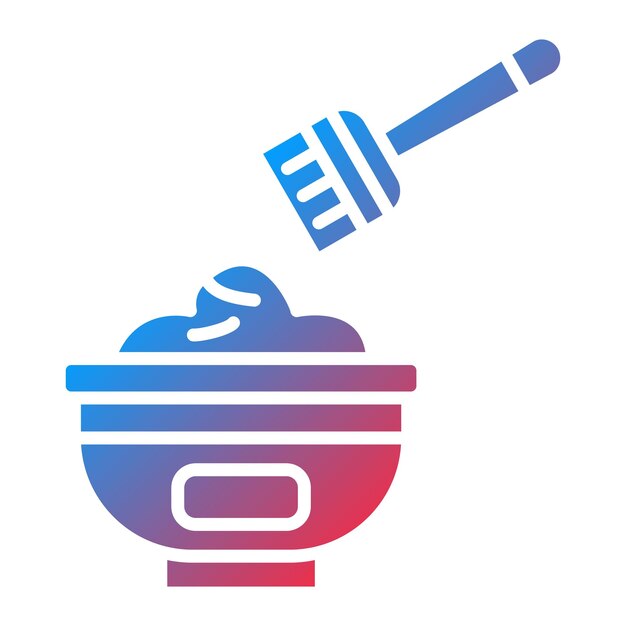 Imagen vectorial del icono del tinte para el cabello Se puede usar para la peluquería